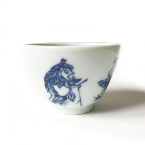 vaso japonés de porcelana