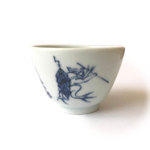 vaso japones de porcelana